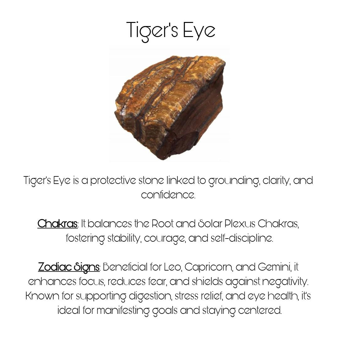 Tiger’s Eye Bracelet with Horseshoe Charm – Protection, Luck, and Strength Jewelry
