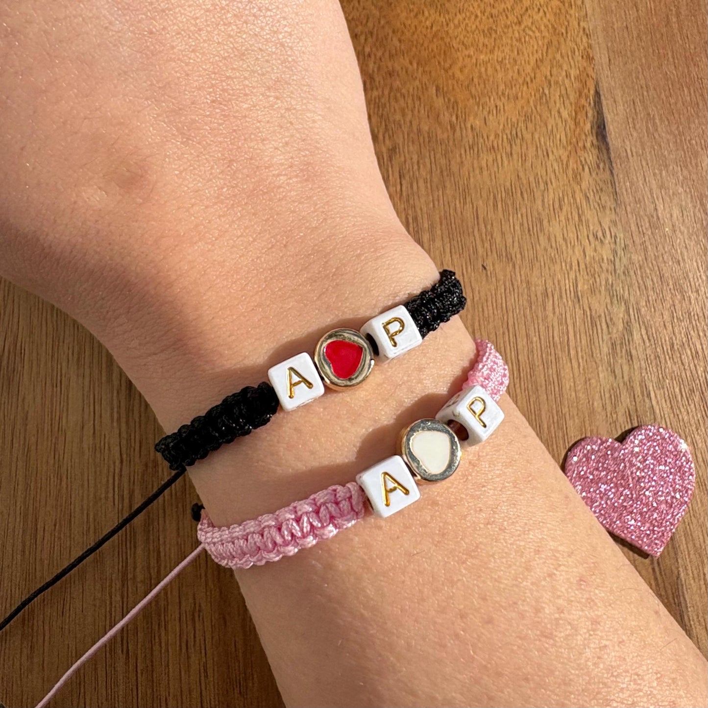 Customizable Couple’s Macramé Bracelets – His & Hers Friendship Jewelry for Valentine’s Day